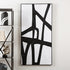 Monochrome Linen Art Rectangle